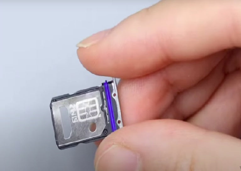 Sim Tray Slot Holder for Vivo X200 Pro Blue Zeespares Sim Tray Slot Holder for Vivo X200 Pro Blue Zeespares